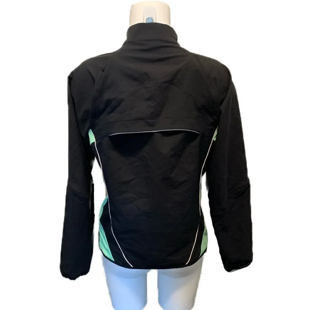 Nike sphere dry black/mint quarter zip pull-over size M